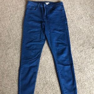 Forever 21 high waisted skinny ankle jeans